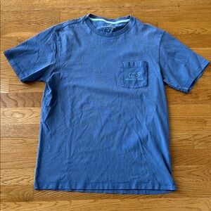 Vineyard Vines Men's Short Sleeve Blue Whale Pocket Tee Shirt - Adult Small